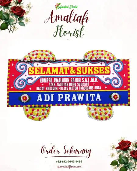 Papan Bunga Ucapan Selamat Cinerang