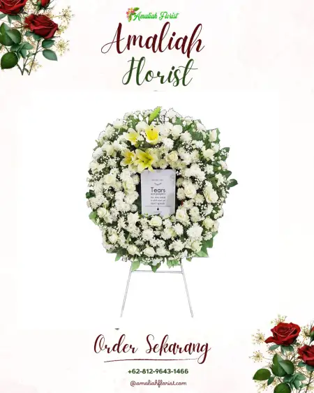 Krans Bunga Duka Cinerang